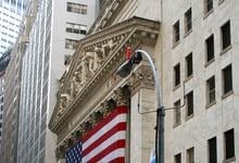 Federal building with American flag